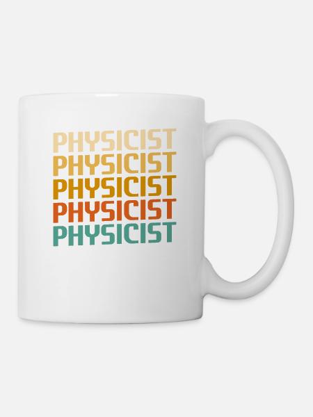 Retro Science Physik Physiker - Tasse - Weiß