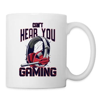 Conception de jeu avec casque - Mug blanc - blanc - Droite