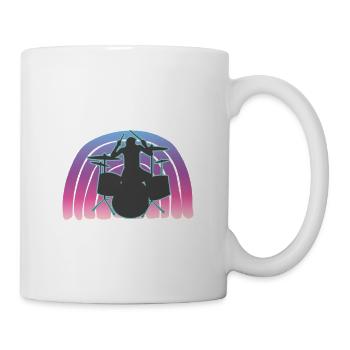 Ce n’est pas grave si vous ne quittez pas le batteur de la batterie - Mug blanc - blanc - Droite