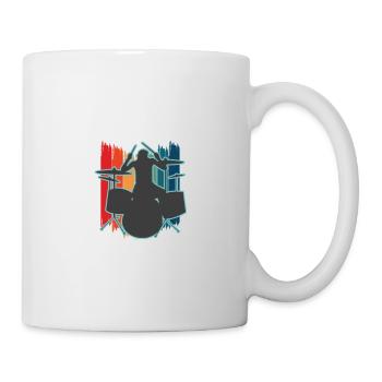 Ce n’est pas grave si vous ne quittez pas le batteur de la batterie - Mug blanc - blanc - Droite