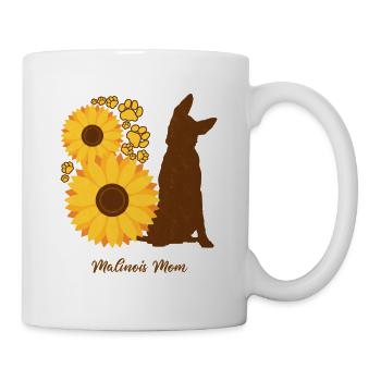Sunflower Mother - Malinois - Mug - white - Right
