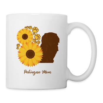 Mère Tournesol - Pékinois - Mug blanc - blanc - Droite