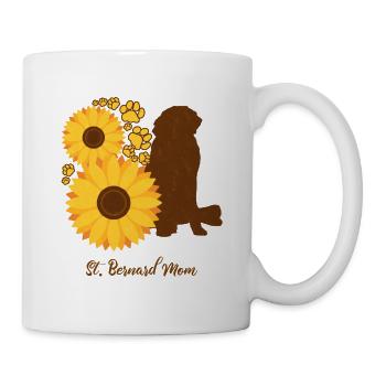 Mère Tournesol - Saint-Bernard - Mug blanc - blanc - Droite