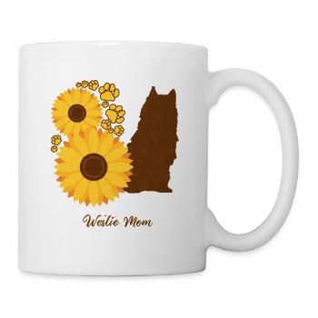 Sunflower Mother - Westie - Mug - white - Right