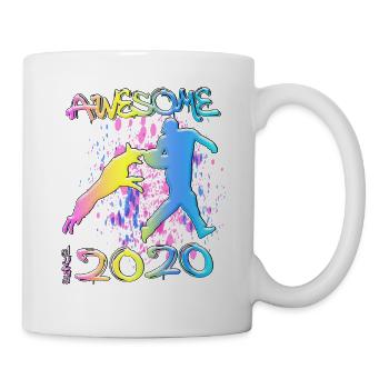 Génial depuis 2020. Agilité, Dressage de chiens - Mug blanc - blanc - Droite