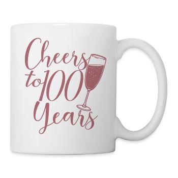 100e anniversaire Femmes Anniversaire Fille 100 ans - Mug blanc - blanc - Droite