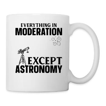 Solar System Everything In Moderation Except Astro - Mug - white - Right