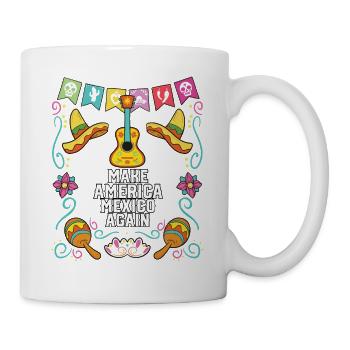 Make America Mexico Again America Mexique Américain - Mug blanc - blanc - Droite