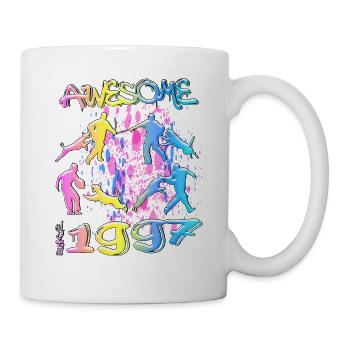 Génial depuis 1997. Agilité, Hundetraining - Mug blanc - blanc - Droite