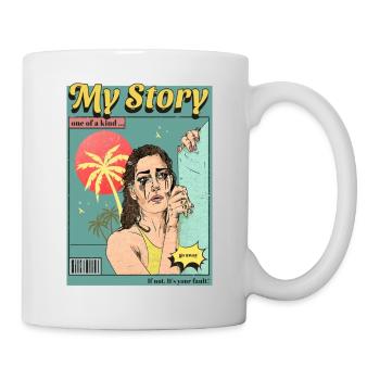Bande dessinée - Mug blanc - blanc - Droite