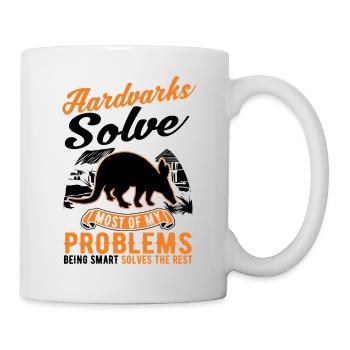 Aardvark Cadeau Aardvark - Mug blanc - blanc - Droite