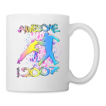 Génial depuis 2007. Agilité, Hundetraining - Mug blanc - blanc - Droite