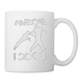 Awesome since 2009. Agility, Hundetraining - Mug - white - Right