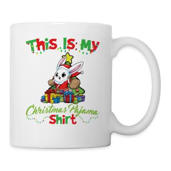 Ceci est ma chemise de pyjama de Noël pyjama pyjama - Mug blanc - blanc - Droite