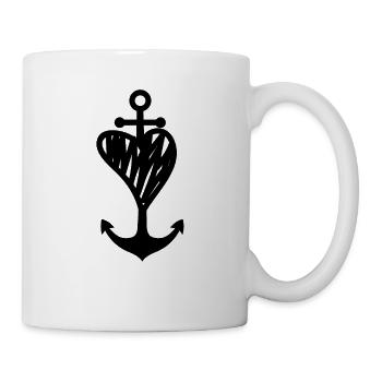 Anchor Maritime Sea Sailing - Mug - white - Right