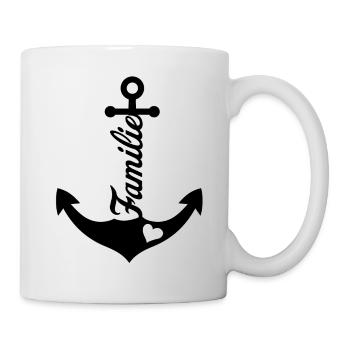 Anker Maritime Meer Segeln - Tasse - Weiß - Rechts