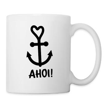 Anker Maritime Meer Segeln - Tasse - Weiß - Rechts