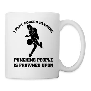 Football coach Football Footballer Footballer - Mug - white - Right
