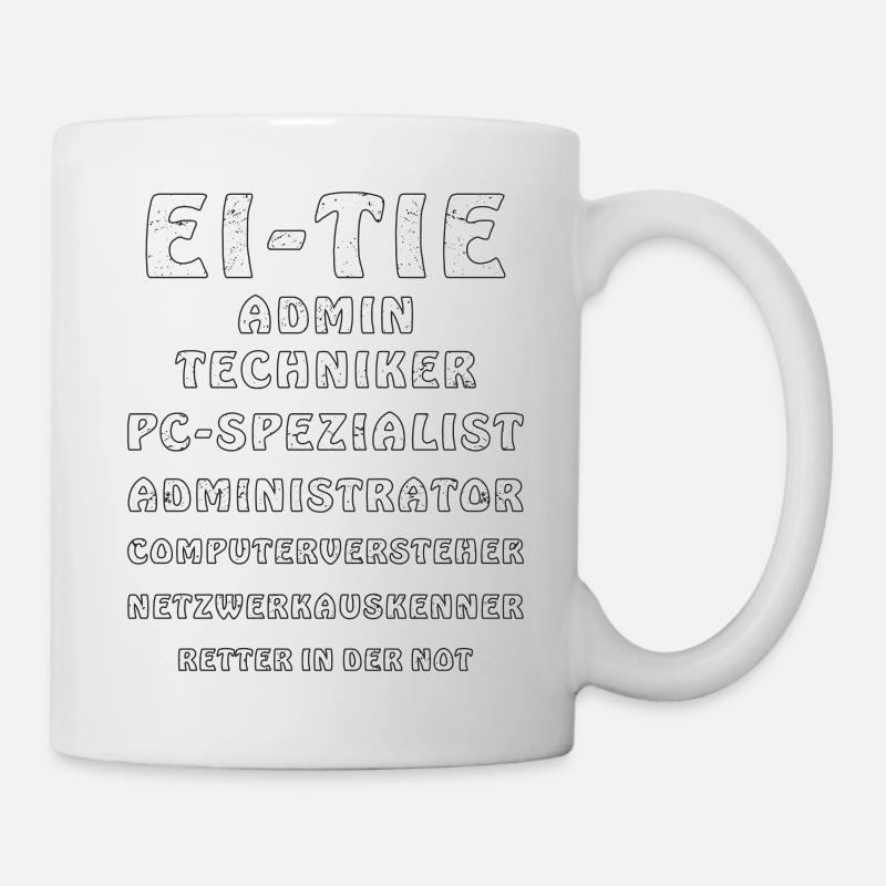 EI-TIE GRUNGE - Tasse - Weiß