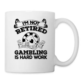 Casino Gambling Slot Machine Card Game - Mug - white - Right