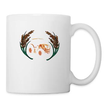Je ne ronfle pas Je rêve que je suis un tracteur design - Mug blanc - blanc - Droite