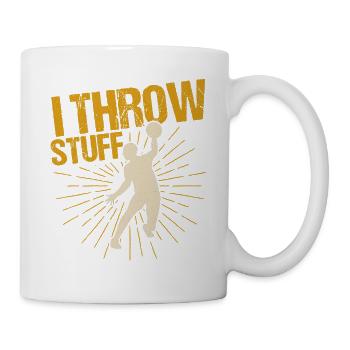 Dodgeball Spieler Geschenk Ballspiele Dodgeball - Tasse - Weiß - Rechts