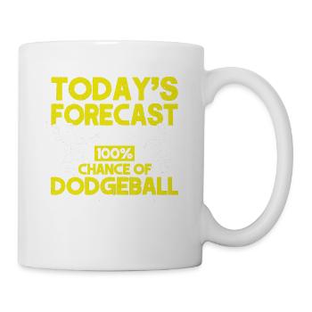 Dodgeball Spieler Geschenk Ballspiele Dodgeball - Tasse - Weiß - Rechts