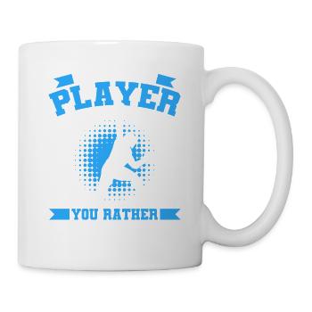 Dodgeball Spieler Geschenk Ballspiele Dodgeball - Tasse - Weiß - Rechts