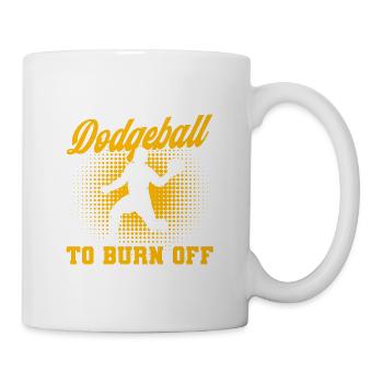 Dodgeball Spieler Geschenk Ballspiele Dodgeball - Tasse - Weiß - Rechts