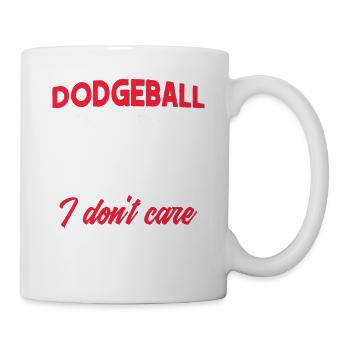 Dodgeball Spieler Geschenk Ballspiele Dodgeball - Tasse - Weiß - Rechts