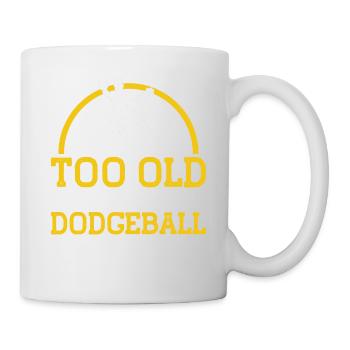 Dodgeball Spieler Geschenk Ballspiele Dodgeball - Tasse - Weiß - Rechts