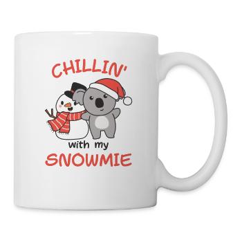 Koala Chillin with my snowmie snowman - Mug - white - Right