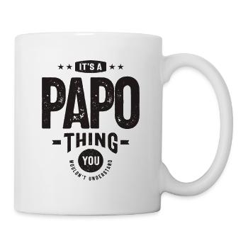 It's a Papo Thing Funny Dad Grandpa - Mug - white - Right