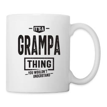 It's a Grampa Thing Funny Dad Grandpa - Mug - white - Right