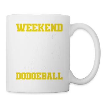 Dodgeball Spieler Geschenk Ballspiele Dodgeball - Tasse - Weiß - Rechts