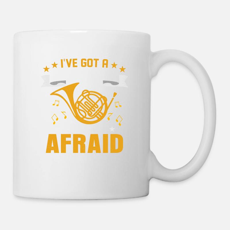 J’ai un joueur de corniste Français Horn - Mug blanc - blanc