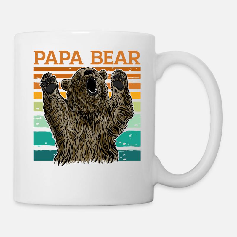 Papa Ours - Mug blanc - blanc
