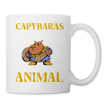 Capybaras Are My Spirit Animal - Tasse - Weiß - Rechts