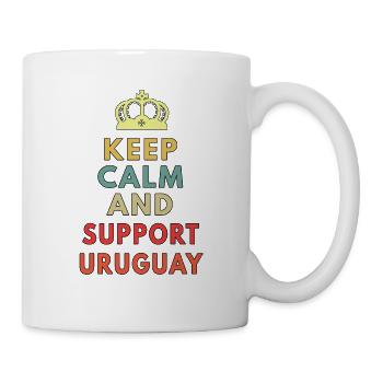 keep calm and support uruguay - Mug - white - Right