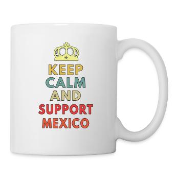 keep calm and support mexico - Mug - white - Right