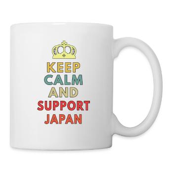 keep calm and support japan - Mug - white - Right