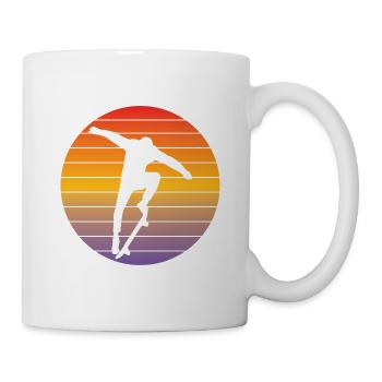 Skateboard Skating Longboard Skater Skateboarding - Mug blanc - blanc - Droite