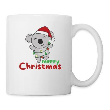 koala merry christmas winter animals koalas - Mug - white - Right