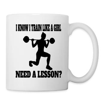 Fitness Athlete Strength Training Muscle Bodybuilder - Mug - white - Right