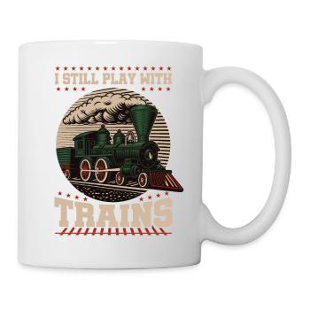 Zug Modellbauer, Modelllokomitive Lok Lokomotive - Tasse - Weiß - Rechts