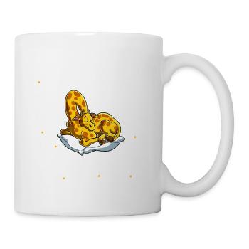 Girafe endormie I Sieste périodique - Mug blanc - blanc - Droite