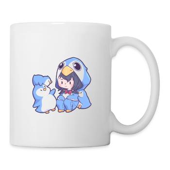 niedliches Pinguinkostüm - Tasse - Weiß - Rechts