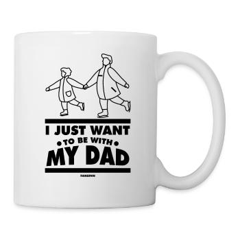 Vater und Tochter - Tasse - Weiß - Rechts