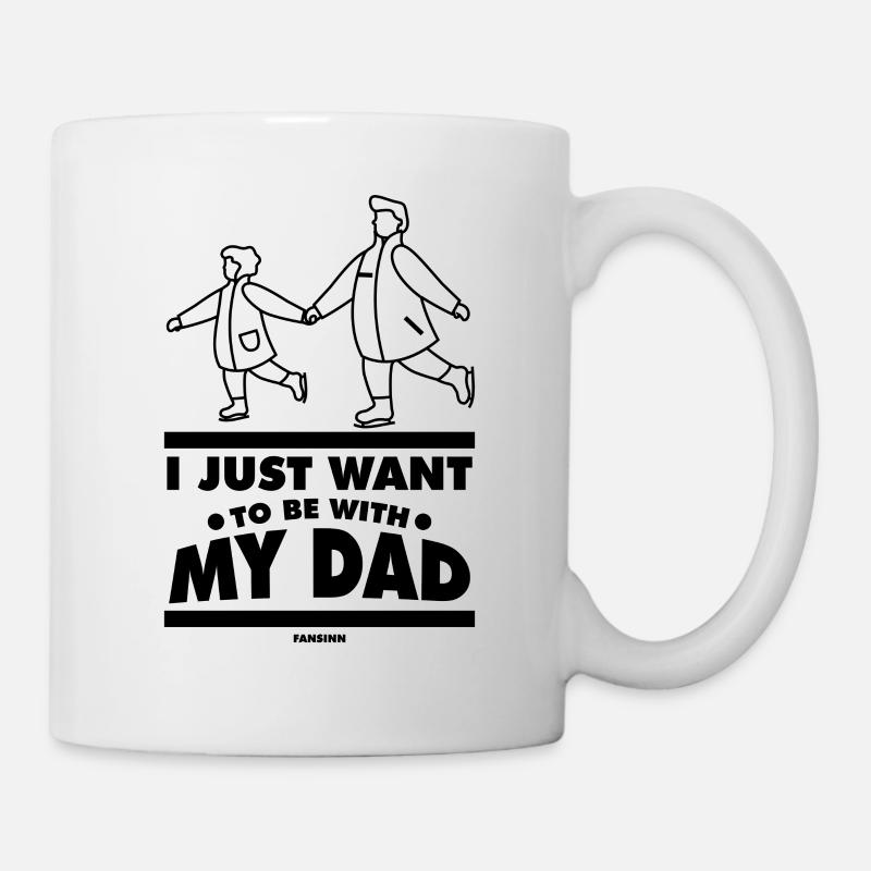 Father and daughter - Mug - white