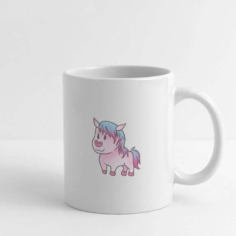 Pferde sind niedlich ich bin niedlich also bin ich Tasse
